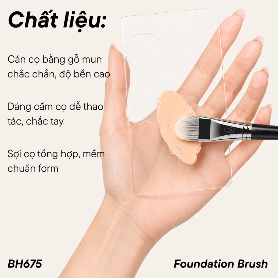 Cọ Tán Nền BH Cosmetics Foundation Brush BH675